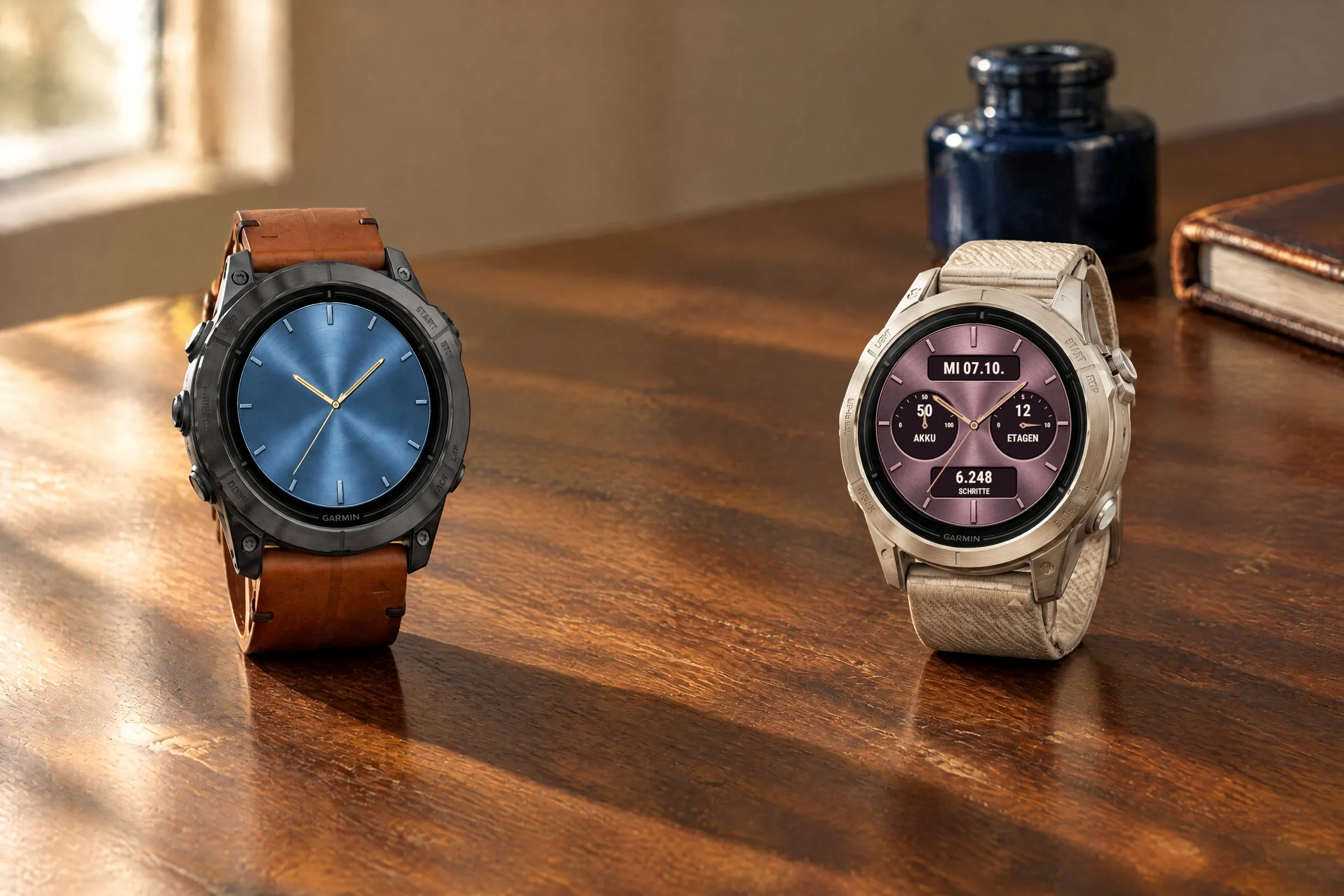 Classic Five – analoges, klassisches Garmin Watch Face