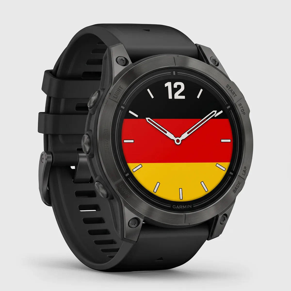 Garmin Watch Face mit deutscher Flagge