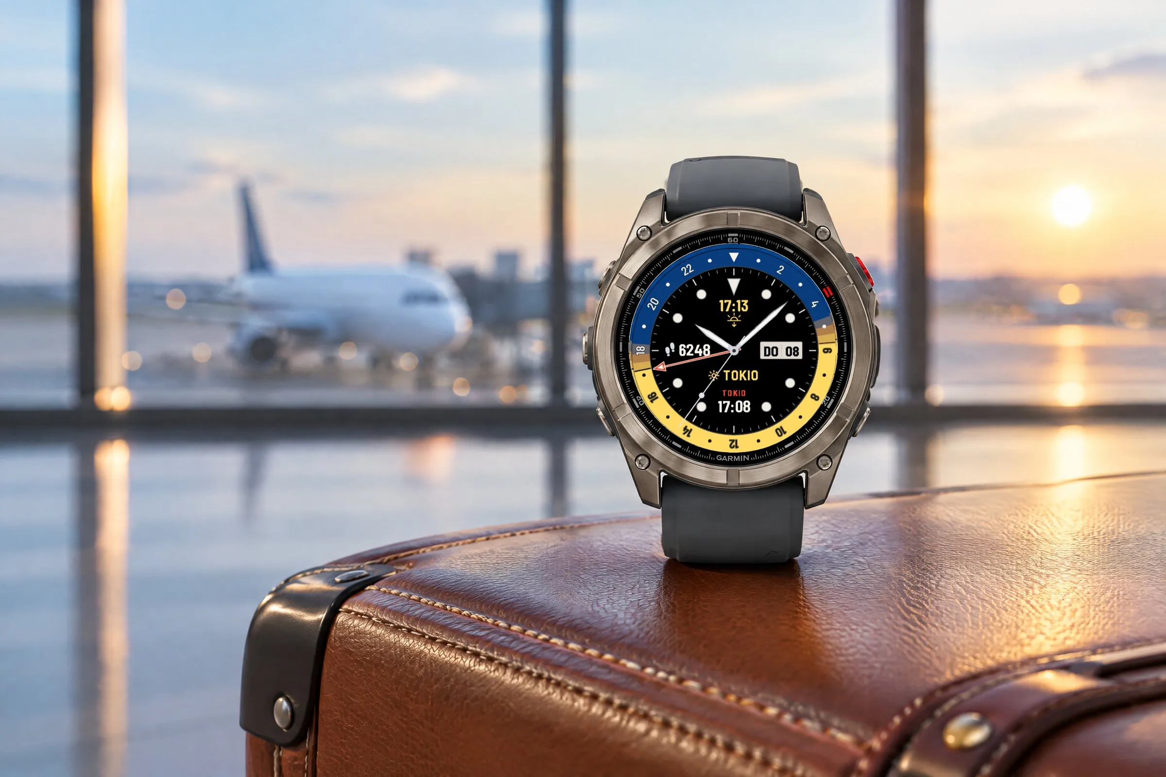 Horizon GMT: GMT Analog Garmin Watch Face