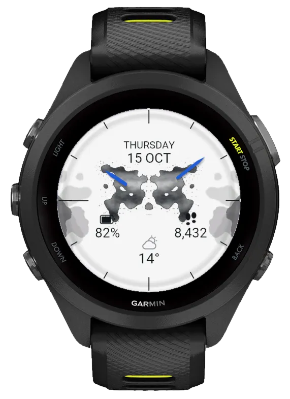 Ulm Garmin Watch Face – Abdruck 23: Klecks in der Mitte