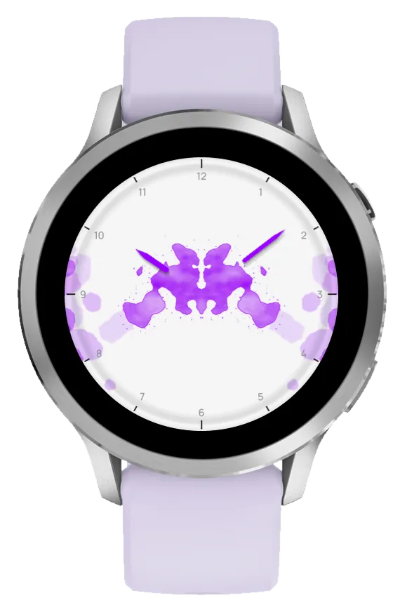 Ulm Garmin Watch Face – Violett, ohne Datum und Felder
